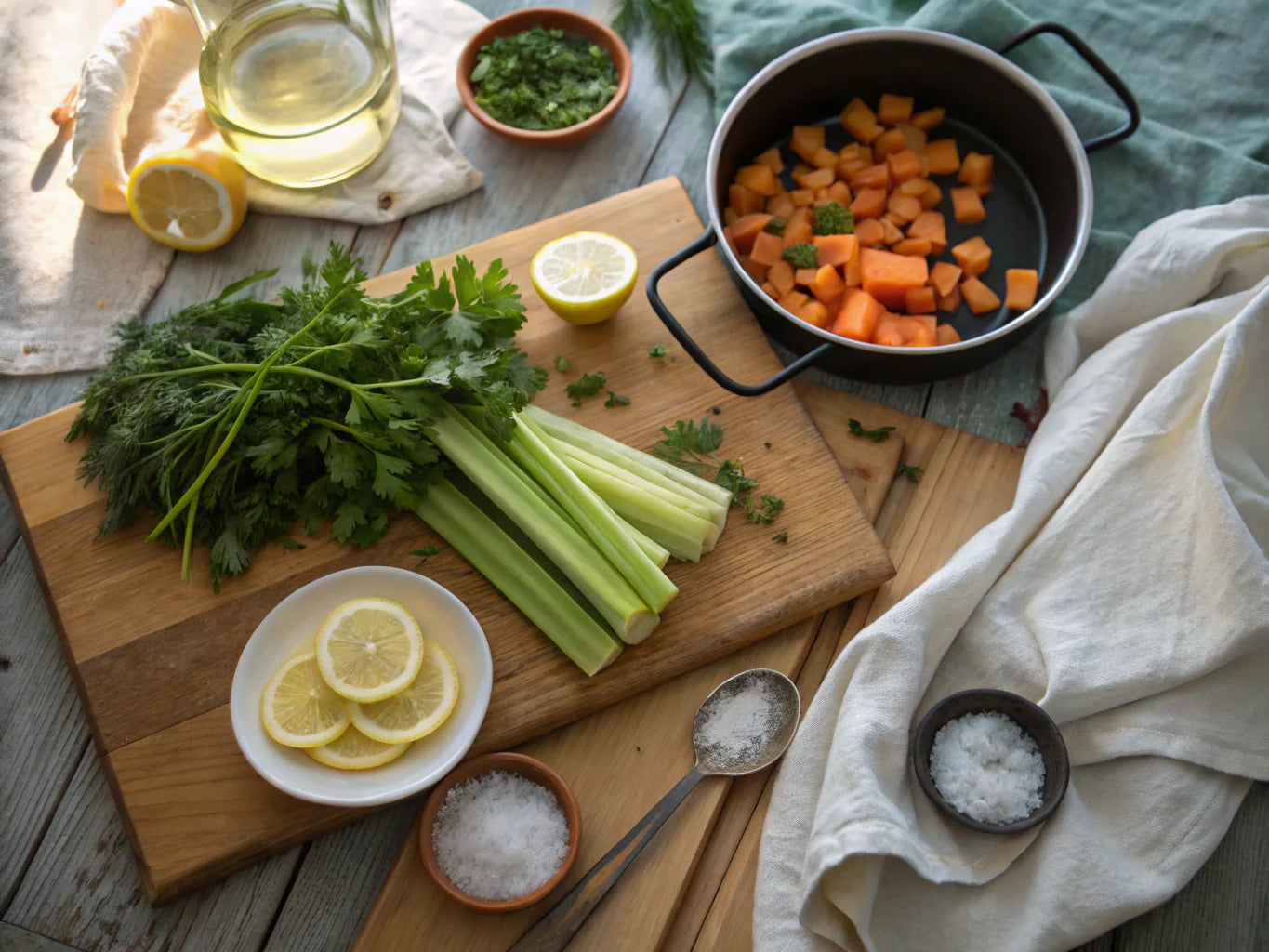healthy vegetable broth for cooking soups