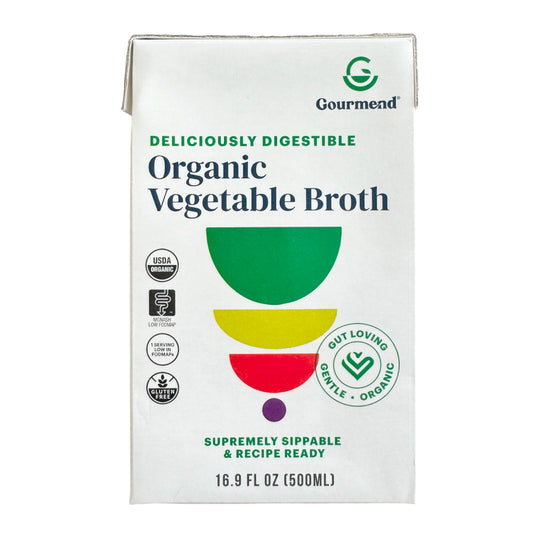 Organic Vegetable Broth (Low FODMAP & Unsalted)