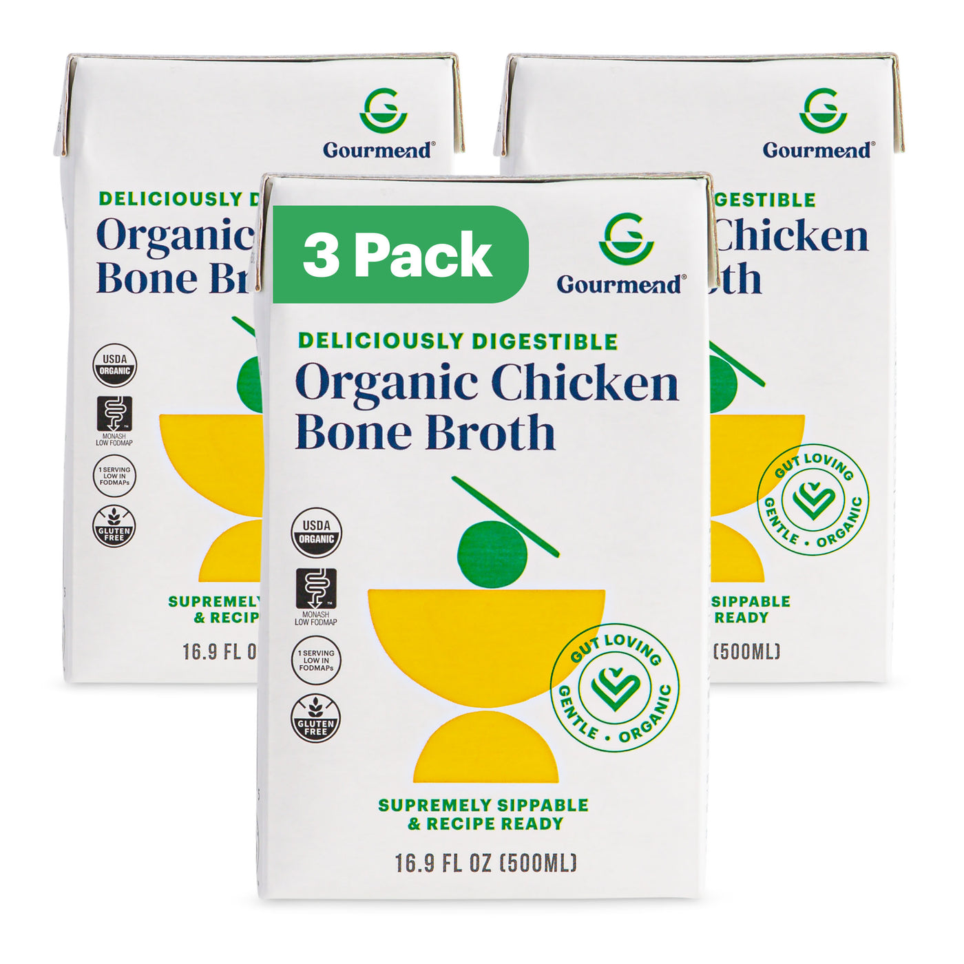 Low FODMAP Organic Chicken Bone Broth