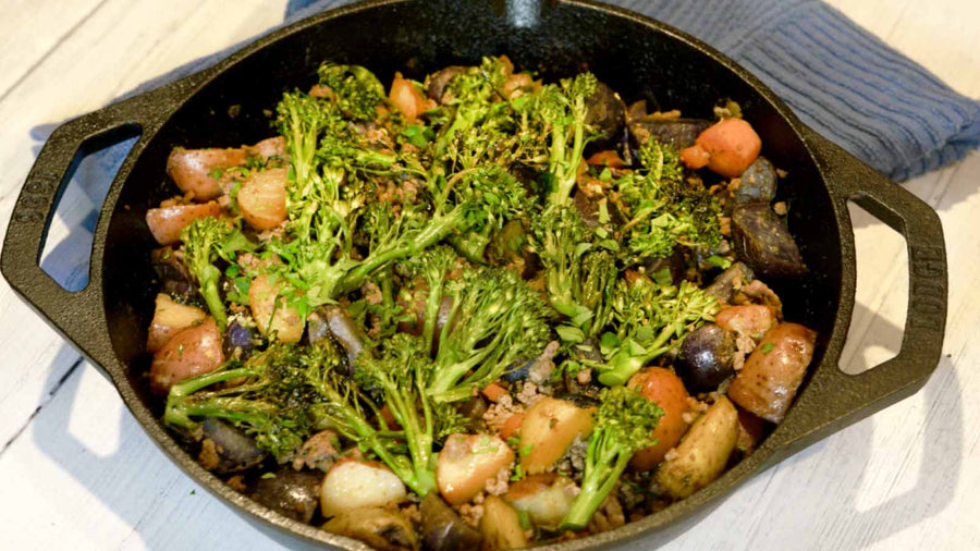 Low FODMAP Potato and Beef Skillet