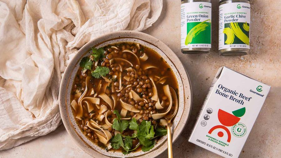 Low FODMAP Beef & Lentil Stew