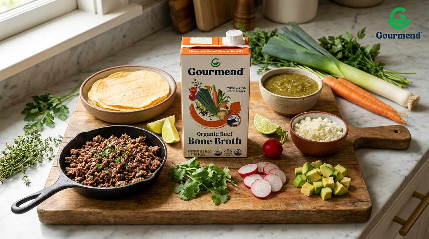 Cheapest grass-fed bone broth for tacos?