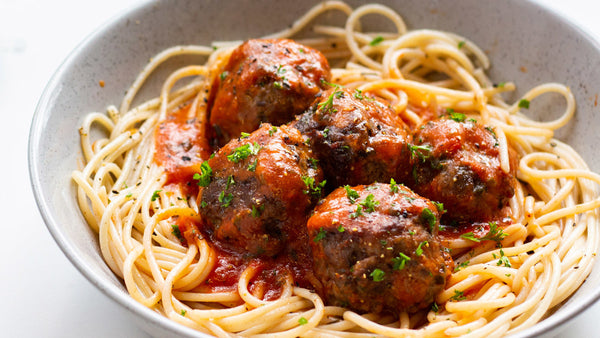 Low FODMAP Meatballs with Homemade Tomato Sauce
