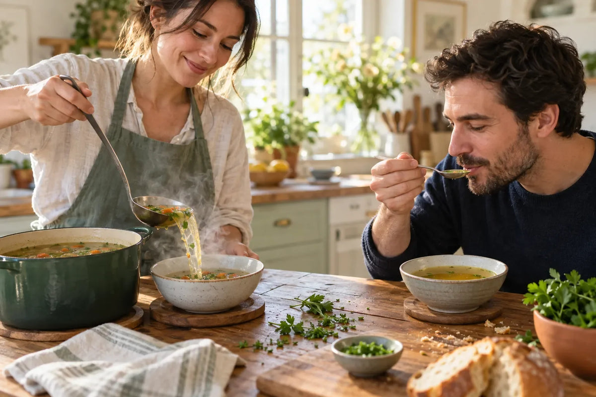 Organic vegetable broth vs chicken for IBS?