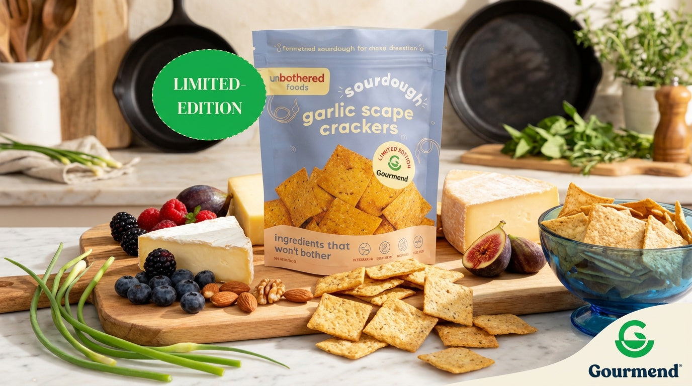 top Garlic Scape Sourdough Crackers 2026