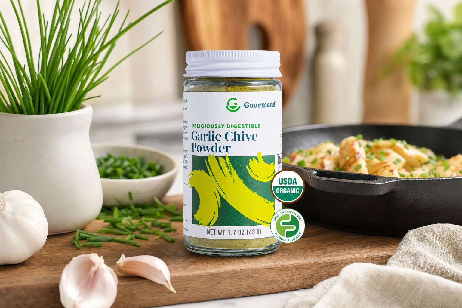 Top recommended herbs for low FODMAP garlic substitution.