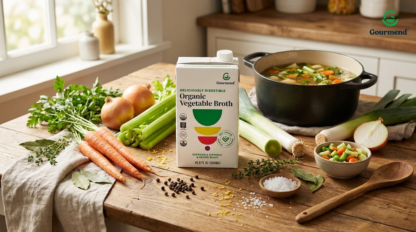 vegetable broth versus stock