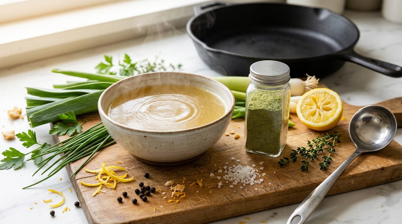 what's the difference between stock and bone broth