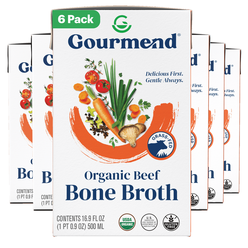 Organic Beef Bone Broth | Low FODMAP & Unsalted