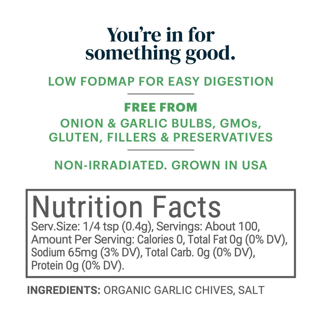 Organic Garlic Chive Salt