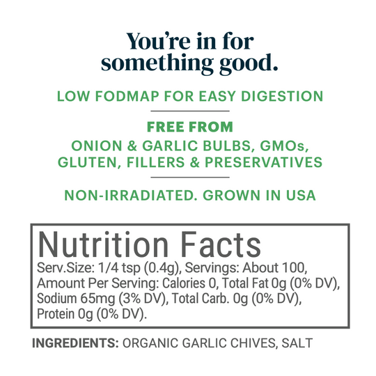 Organic Garlic Chive Salt