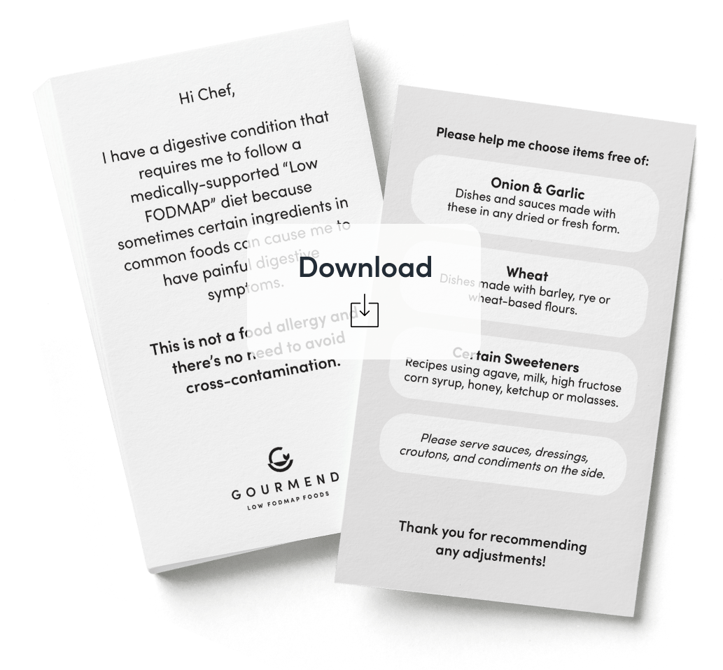Dining Out Card