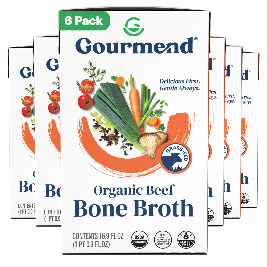Organic Beef Bone Broth | Low FODMAP & Unsalted)