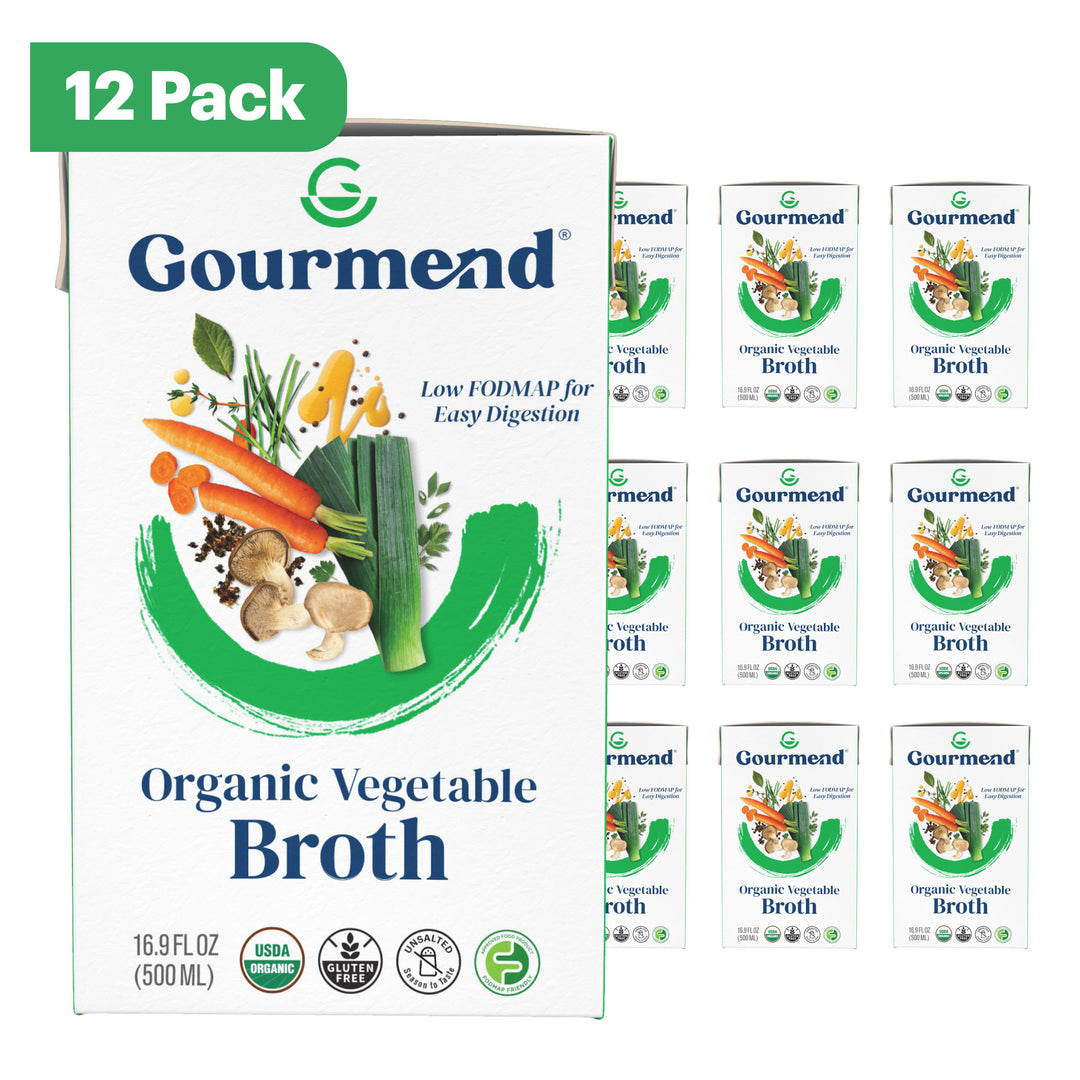 Organic Vegetable Broth (Low FODMAP & Unsalted)