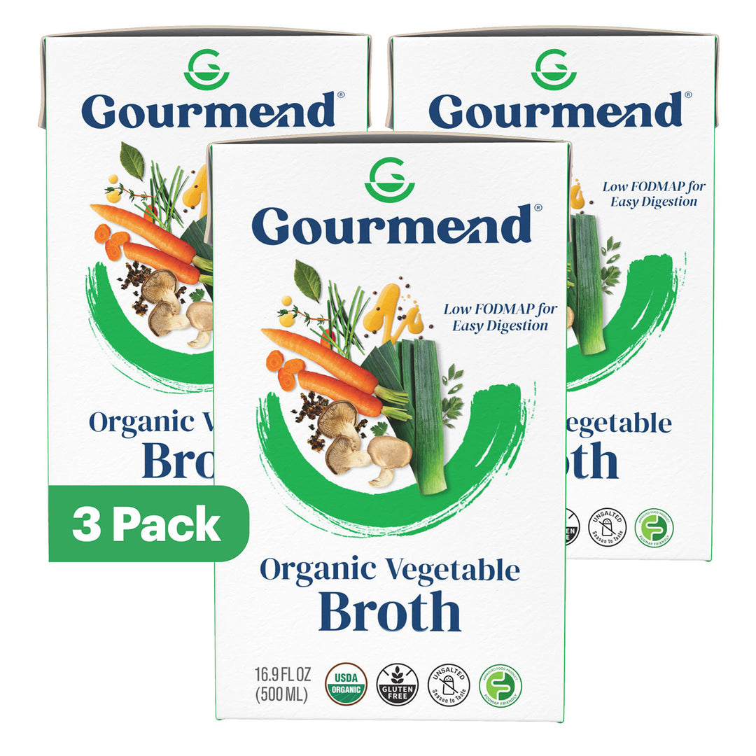 Organic Vegetable Broth (Low FODMAP & Unsalted)
