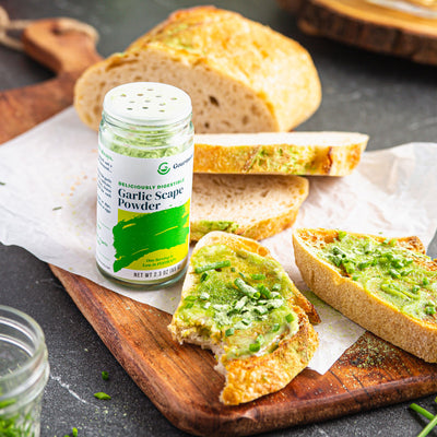 Low FODMAP Garlic Scape Powder