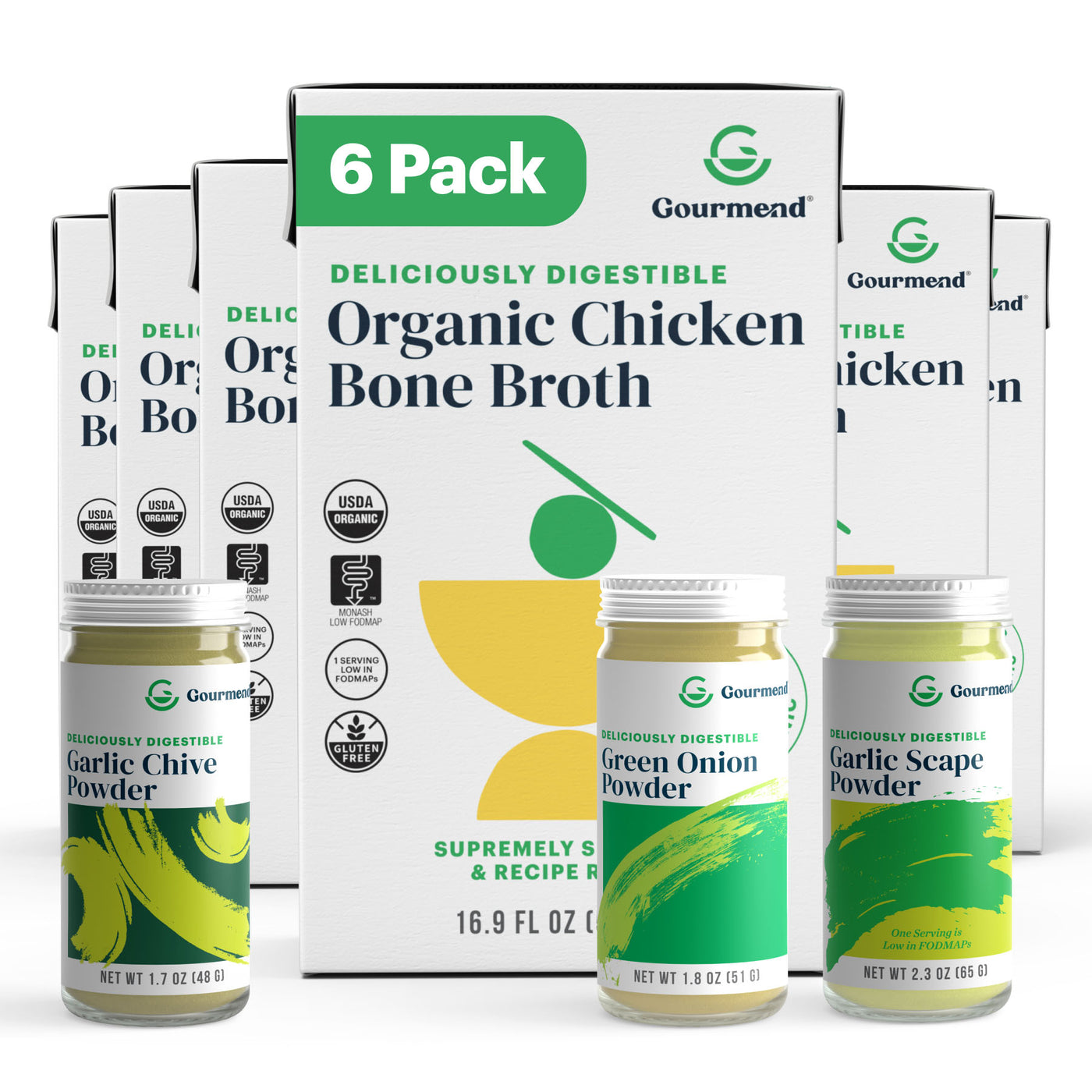 Organic Chicken Broth, 6-pack