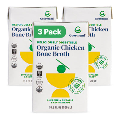 3 cartons of gourmend chicken broth