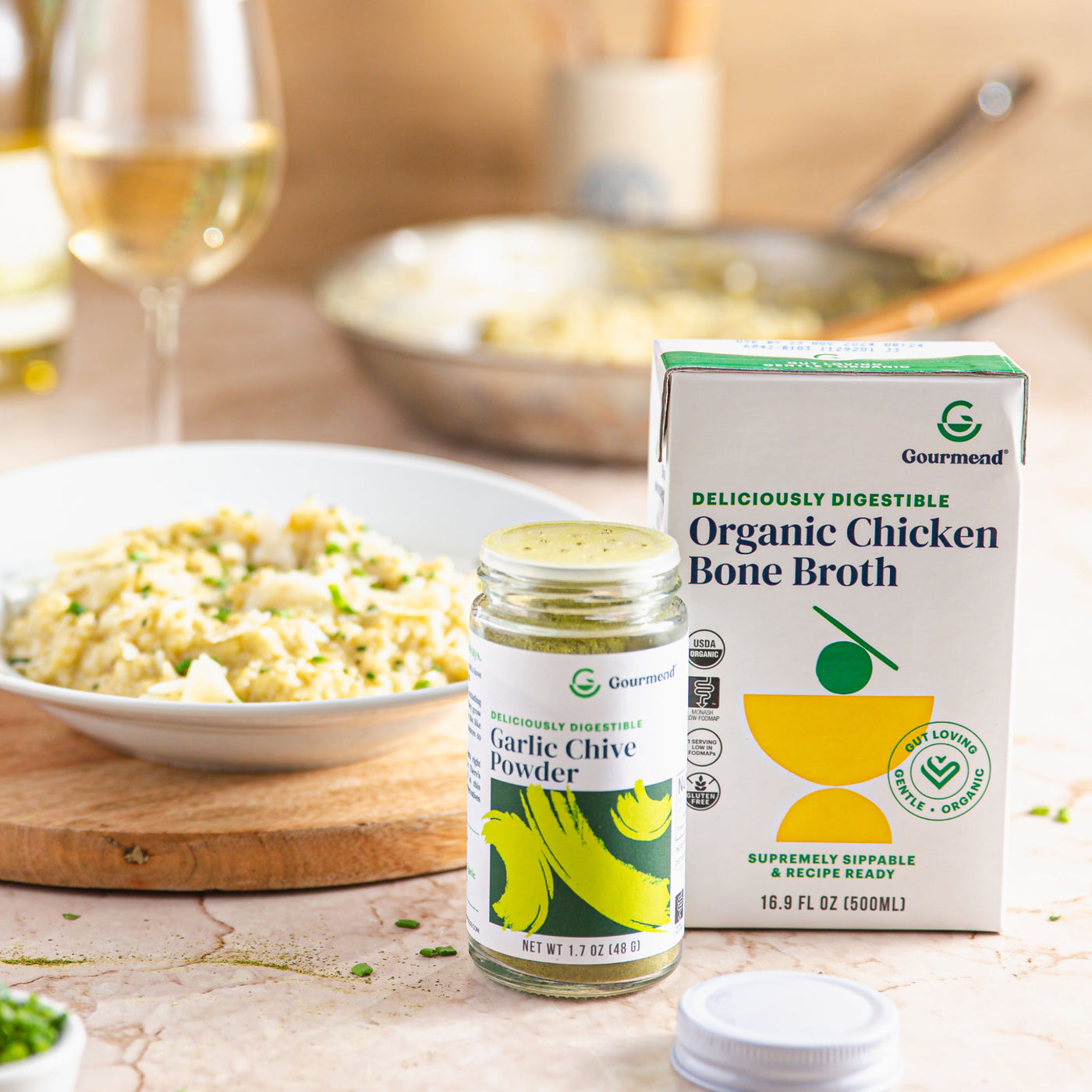 Low FODMAP Organic Chicken Bone Broth